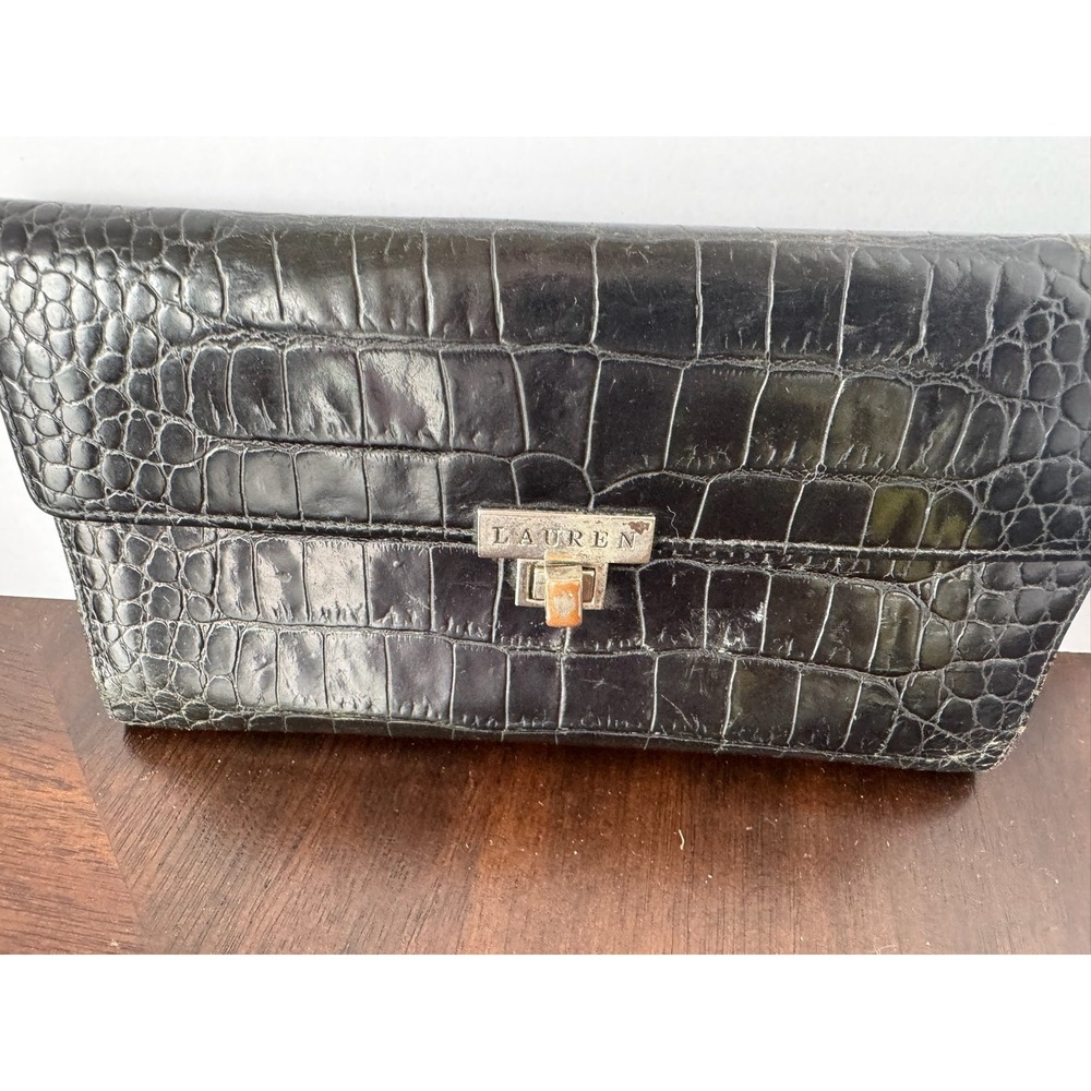 Polo Ralph Lauren Women's Black Wallet - Stylish & Durable Accessory